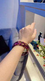 Rose Petal Bangles