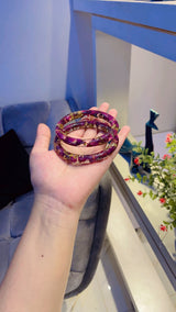 Rose Petal Bangles
