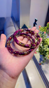 Rose Petal Bangles