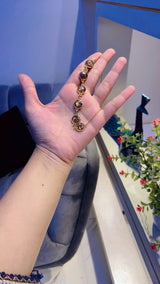 Circular Rose Petal Bracelet